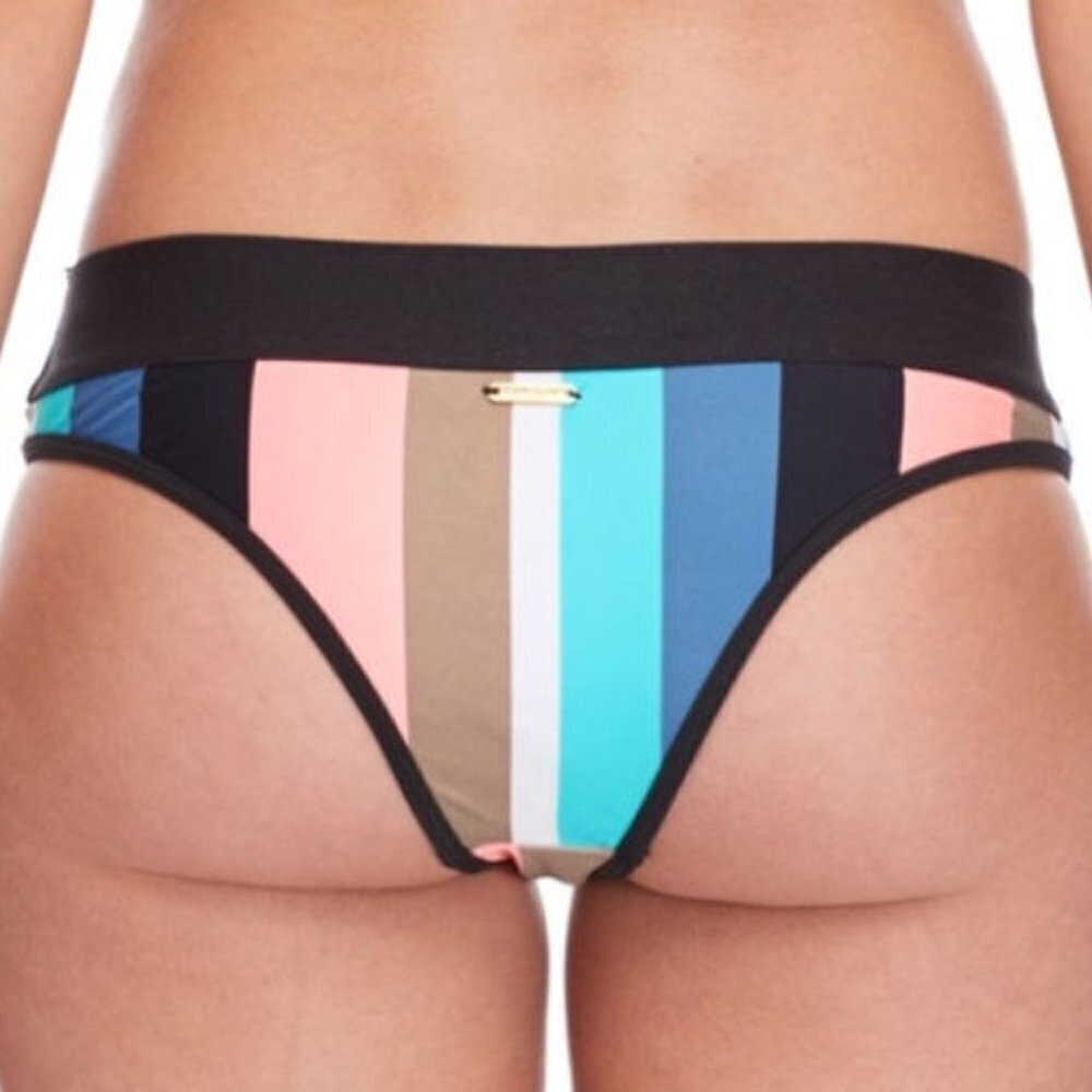 Body glove Lola Striped Bikini Bottom Size: S NWT - Picture 2 of 4